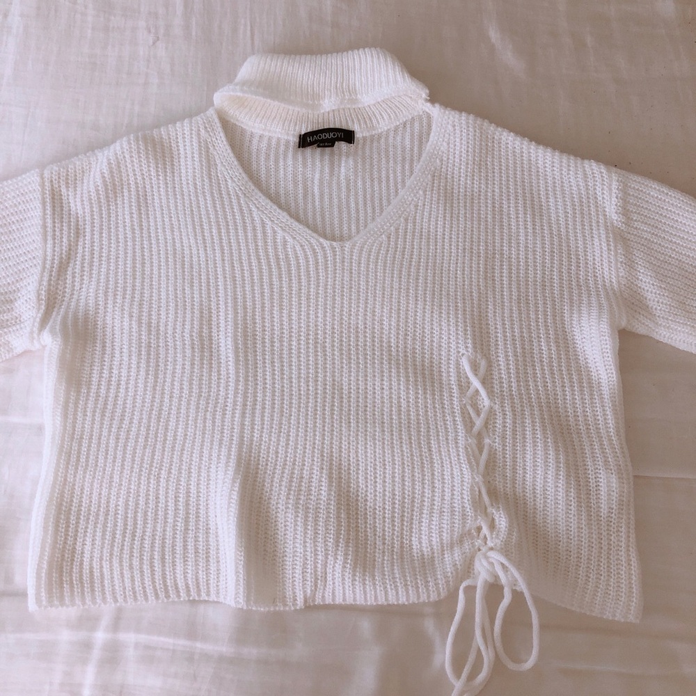White sweater